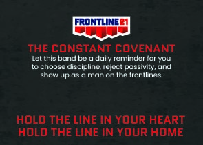 Red band card · front