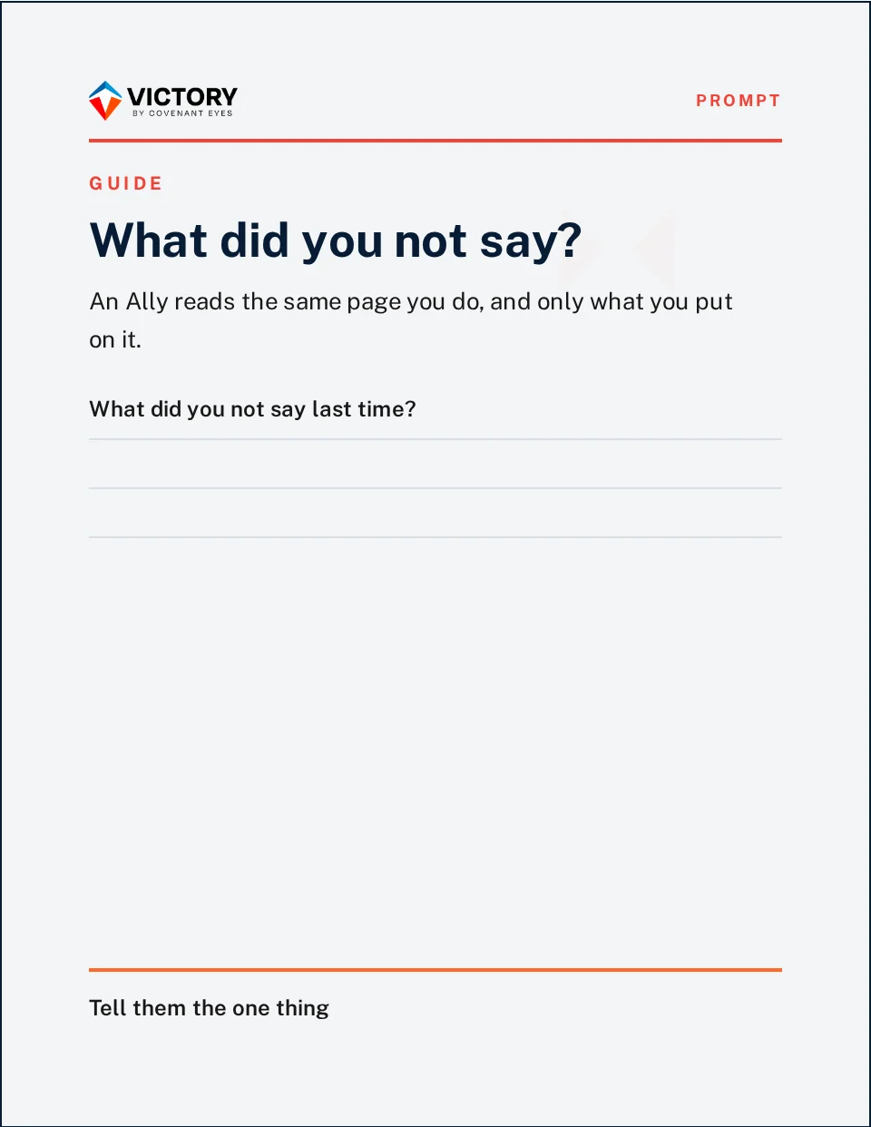 Accountability conversation: talking to your Ally, as the internal Studio renders the authored record