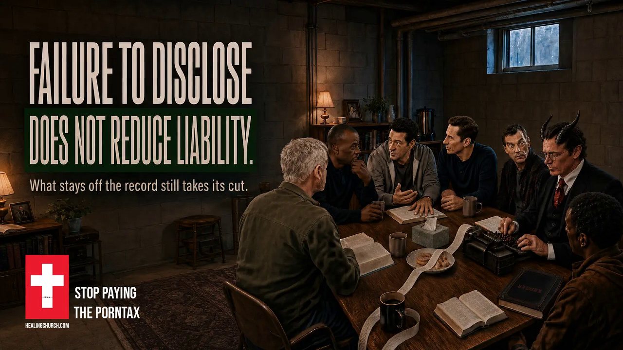 A campaign ad from The Healing Church's tax campaign.