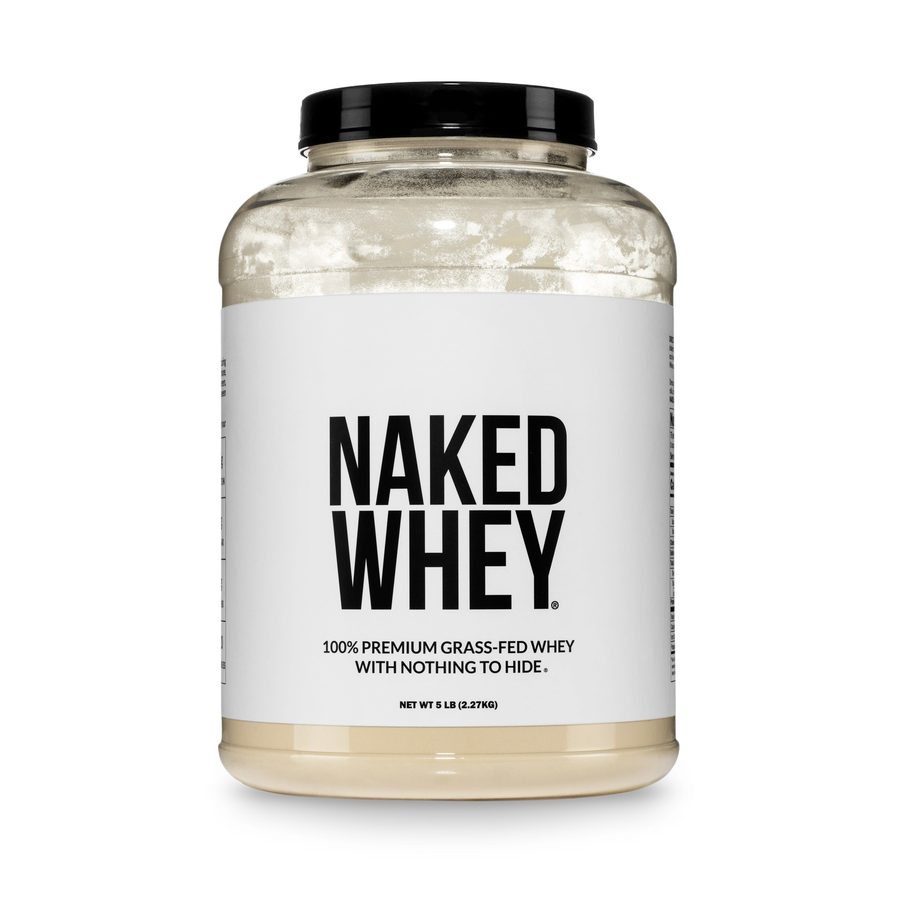 Unflavored Naked Whey product tub