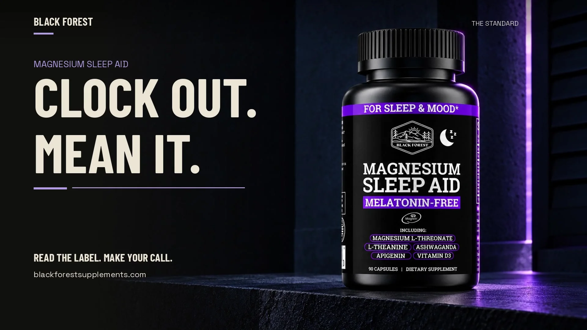 The Inbox Can Wait, a Black Forest Magnesium Sleep Aid commercial: poster
