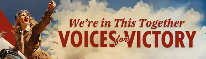 Billboard design 07: We’re in This Together, with the Voices for Victory wordmark