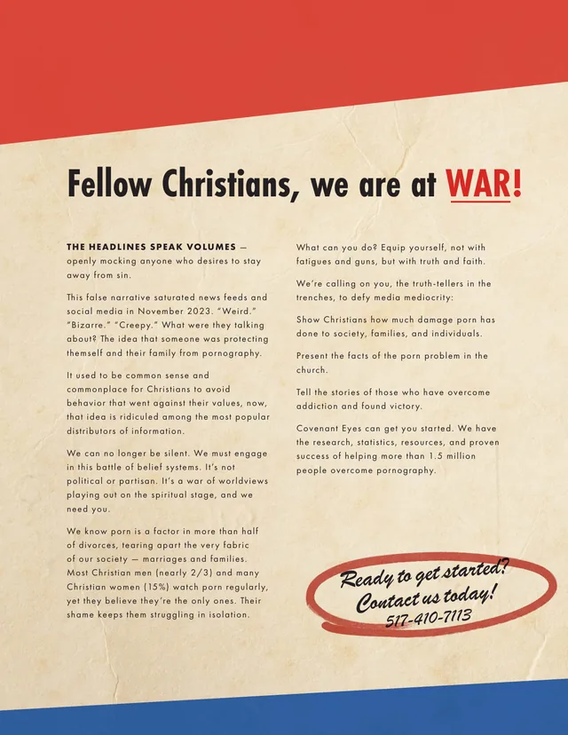 Page 2: the opening call to Christians working in media