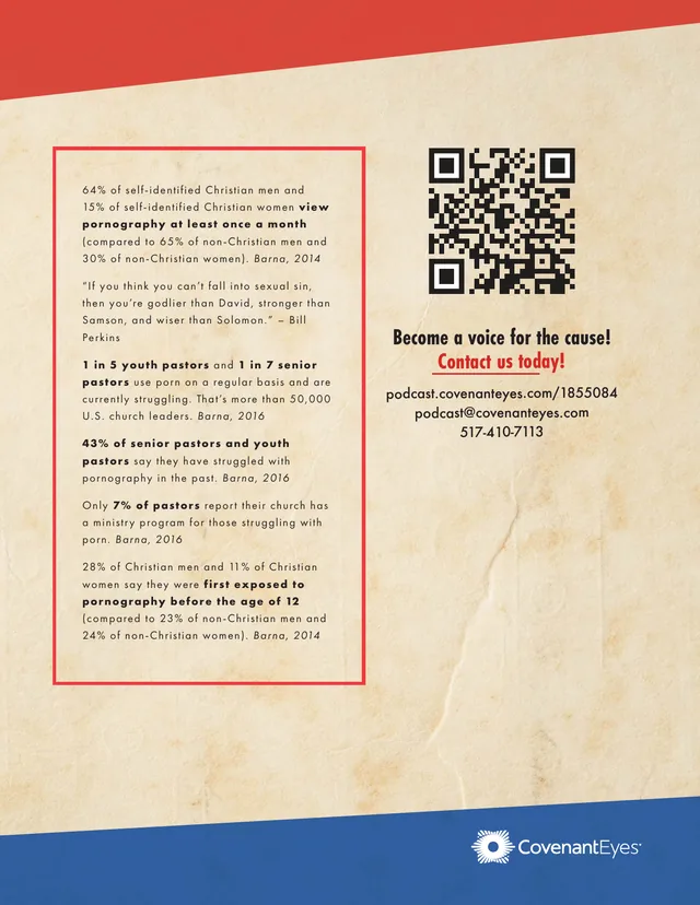 Page 7: the closing call to become a voice for the cause, with contact details