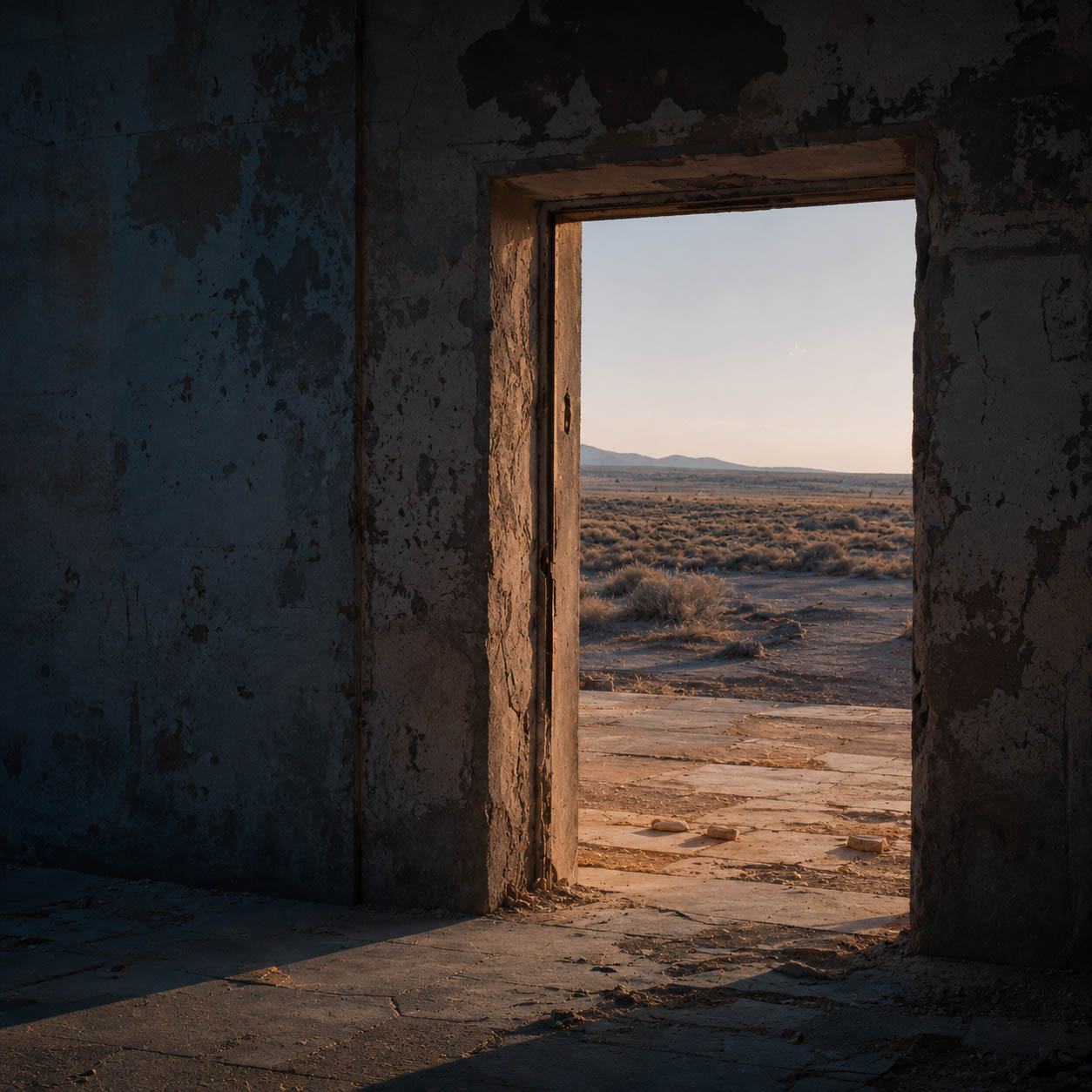 A half-lit threshold